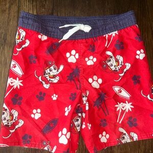 Old Navy Red and Blue Fun Print Shorts